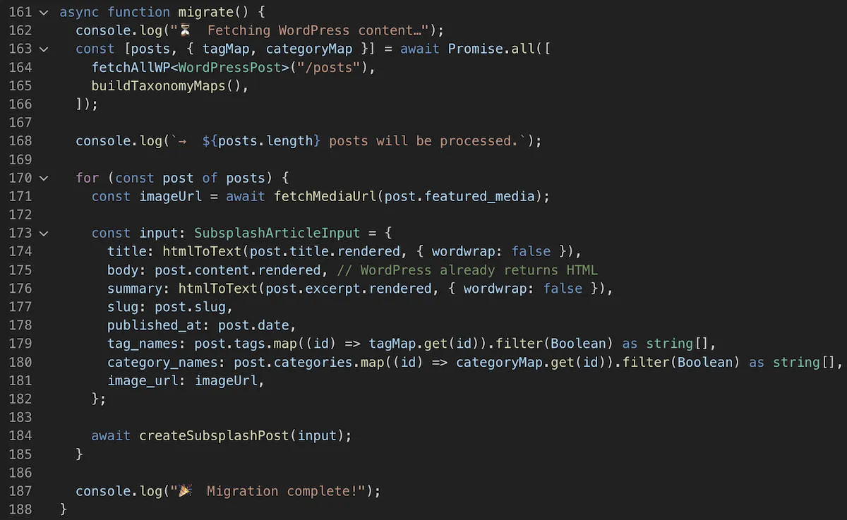 Content Migration Automation